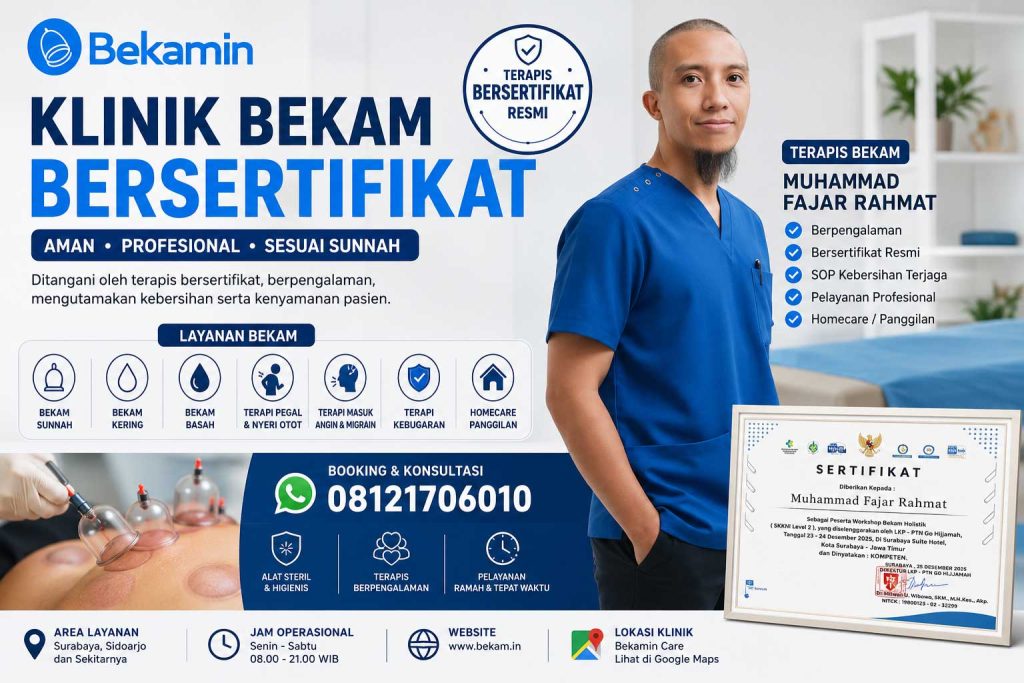 klinik bekam bersertifikat di surabaya
